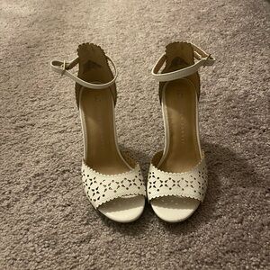 LC Lauren Conrad Women's White Sandals